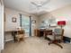 Bright home office features built-in shelving and window at 5 Hemlock Terrace Pass, Ocala, FL 34472
