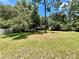 Large grassy backyard with mature trees at 14468 Ne 204Th Ln, Fort Mc Coy, FL 32134
