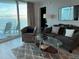 Spacious living room with ocean view and comfortable seating at 2625 S Atlantic Ave # 9Ne, Daytona Beach, FL 32118