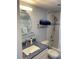 Clean bathroom with granite countertop and updated fixtures at 2625 S Atlantic Ave # 9Ne, Daytona Beach, FL 32118