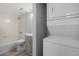 Updated bathroom with new vanity and in-unit laundry at 600 Bahia Cir # A, Ocala, FL 34472