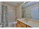Clean bathroom with shower/tub combo and vanity at 3290 Se 53Rd Ct, Ocala, FL 34480
