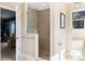 Clean bathroom with a large walk-in shower and toilet at 20690 Sw 36Th St, Dunnellon, FL 34431