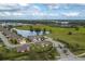 Aerial view showcasing the property's location within a well-maintained community at 3017 Mission Lakes Dr, Lakeland, FL 33803
