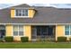 Home features a screened patio, perfect for outdoor relaxation at 3017 Mission Lakes Dr, Lakeland, FL 33803
