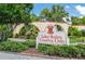Lake Wales Country Club entrance sign at 8203 Village Dr # 8203, Lake Wales, FL 33898