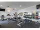 Fitness center with cardio and weight equipment and wall mirrors at 5011 Hemingway Cir # 5011, Haines City, FL 33844