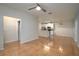 Open-concept living and dining area adjacent to the kitchen at 5011 Hemingway Cir # 5011, Haines City, FL 33844