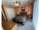 Bright bedroom with a double bed and built-in wardrobe at 8425 Crystal Cove Loop, Kissimmee, FL 34747