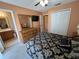 Comfortable bedroom with a double bed and en-suite bathroom at 8425 Crystal Cove Loop, Kissimmee, FL 34747