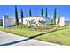 Villa Mar community entrance with landscaping at 1492 Leamington Ln, Winter Haven, FL 33884