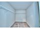 Large walk-in closet with wire shelving for convenient storage at 1492 Leamington Ln, Winter Haven, FL 33884