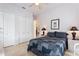 Bedroom with double bed and walk-in closet at 352 Meandering Way, Polk City, FL 33868