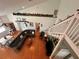 Spacious living room with hardwood floors and a sectional sofa at 1214 Motorcoach Dr, Polk City, FL 33868