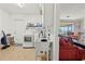 Convenient laundry room with washer, dryer, and utility sink at 274 Paradise Island Dr, Haines City, FL 33844