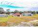 Aerial view of the house and surrounding properties at 3671 E Gaskins Rd, Bartow, FL 33830