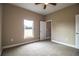 Bright bedroom with ceiling fan and window at 3671 E Gaskins Rd, Bartow, FL 33830