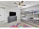 bedroom with bunk beds and dresser at 724 Hillside Ave, Lake Wales, FL 33853