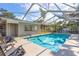 Refreshing screened pool and patio area at 724 Hillside Ave, Lake Wales, FL 33853