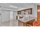 Galley style kitchen with ample counter space and cabinets at 3479 Arrowwood Dr, Lakeland, FL 33811