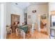 Dining room with wood table, chairs, and built-in hutch at 6118 Silver Lakes W Dr, Lakeland, FL 33810