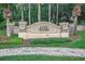 Lake James community entrance with brick pavers and landscaping at 8288 Lake James Dr, Lakeland, FL 33810