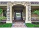 Entrance to the community pool with iron gate at 8288 Lake James Dr, Lakeland, FL 33810