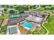 Community center, pool, tennis and shuffleboard courts at 5879 Swallow Dr, Lakeland, FL 33809
