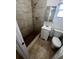 Updated bathroom with a walk-in shower and new vanity at 143 D St, Lake Wales, FL 33853