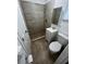 Updated bathroom with a walk-in shower and new vanity at 143 D St, Lake Wales, FL 33853