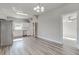 Bright dining room with hardwood floors and an open concept design at 401 Sw 1St Ave, Mulberry, FL 33860