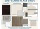 Sample of exterior and interior finishes for the home at 2097 Summerlake Dr, Auburndale, FL 33823