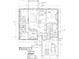 Floor plan showcasing a 4-bedroom, 2-bathroom home with a 2-car garage at 840 Voight N Ave, Fort Meade, FL 33841