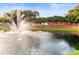 Grasslands community entrance with fountain at 1969 Grasslands Blvd, Lakeland, FL 33803