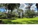 Lush backyard with tall trees and green grass at 7520 Kathleen Rd, Lakeland, FL 33810