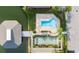 Community pool, shuffleboard courts and dock at 727 Martinique Cir, Lakeland, FL 33803