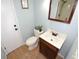 Clean bathroom with updated vanity and tiled shower at 2646 Handley Blvd, Lakeland, FL 33803
