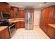 Modern kitchen with stainless steel appliances and ample counter space at 2646 Handley Blvd, Lakeland, FL 33803