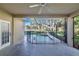 Screened pool and spa with fenced backyard at 141 Minniehaha Cir, Haines City, FL 33844