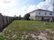 Large backyard with above ground pool and partial view of house at 600 Sunway Ln, Winter Haven, FL 33880