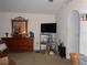 Bedroom with dresser, TV stand, and other furniture at 600 Sunway Ln, Winter Haven, FL 33880