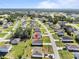 Aerial view showing the property and surrounding neighborhood at 266 Hyacinth Ct, Kissimmee, FL 34759
