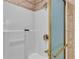 Bathroom with shower and tub at 7884 N Lake Buffum Shores Rd, Fort Meade, FL 33841