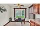 Kitchen with lake views and a breakfast nook at 7884 N Lake Buffum Shores Rd, Fort Meade, FL 33841