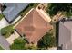 Top-down view of a single-Gathering home at 6803 Hermitage Dr, Lakeland, FL 33810