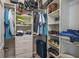 Large walk-in closet with ample shelving and hanging space at 6803 Hermitage Dr, Lakeland, FL 33810