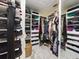 Spacious walk-in closet with ample shelving and hanging space at 1323 Hammock Shade Dr, Lakeland, FL 33809