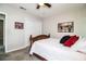 Bright bedroom featuring a double bed and ample closet space at 11 Loma Verde # 11, Lakeland, FL 33813