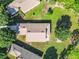 House and yard overview from above at 665 Lake Clark Pl, Lakeland, FL 33813