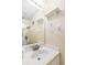 Clean bathroom with a single sink and white vanity at 1920 E Edgewood Dr # G5, Lakeland, FL 33803